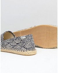 Мужские синие эспадрильи с принтом от Soludos