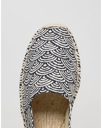 Мужские синие эспадрильи с принтом от Soludos