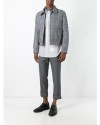 Мужской синий бомбер от Thom Browne