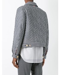 Мужской синий бомбер от Thom Browne