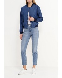 Женский синий бомбер от Dorado