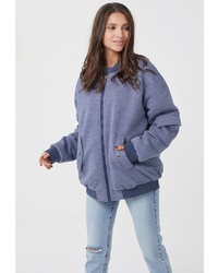 Женский синий бомбер от FLY