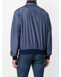 Мужской синий бомбер от Brioni