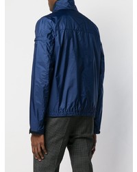 Мужской синий бомбер от Prada