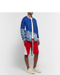 Мужской синий бомбер от Greg Lauren