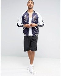 Мужской синий бомбер от Jaded London