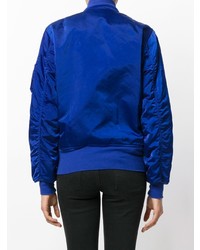 Женский синий бомбер от Unravel Project