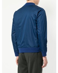 Мужской синий бомбер от D'urban