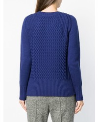 Женский синий вязаный свитер от Woolrich