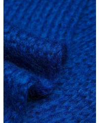 Женский синий вязаный свитер от Prada