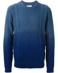 Мужской синий вязаный свитер от Puma