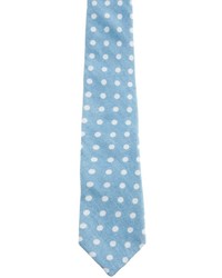 Мужской синий галстук в горошек от Asos