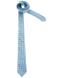 Мужской синий галстук в горошек от Asos