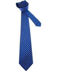 Мужской синий галстук в горошек от Paul Smith