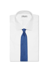 Мужской синий галстук от Charvet