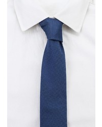 Мужской синий галстук от BOSS