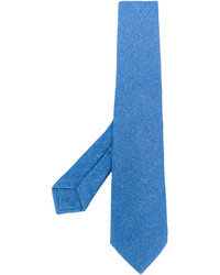 Мужской синий галстук от Kiton