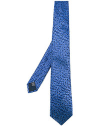 Мужской синий галстук от Lanvin