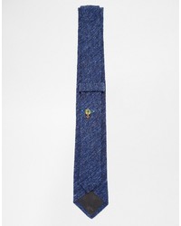 Мужской синий галстук от Vivienne Westwood