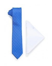 Мужской синий галстук от Piazza Italia
