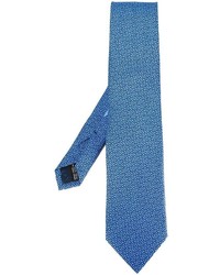 Мужской синий галстук от Salvatore Ferragamo