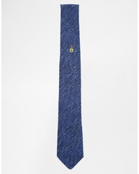 Мужской синий галстук от Vivienne Westwood