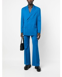 Мужской синий двубортный пиджак от A BETTER MISTAKE