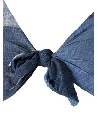 Синий джинсовый бикини-топ от Amir Slama