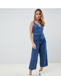 Синий джинсовый комбинезон от Asos Petite