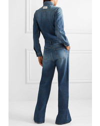 Синий джинсовый комбинезон от Ganni