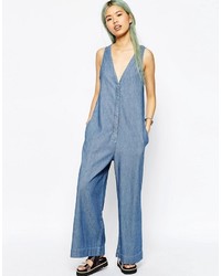 Синий джинсовый комбинезон от Asos