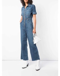 Синий джинсовый комбинезон от Reformation