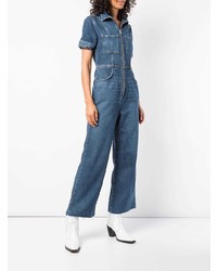 Синий джинсовый комбинезон от Reformation