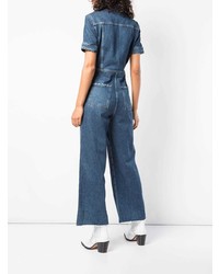 Синий джинсовый комбинезон от Reformation
