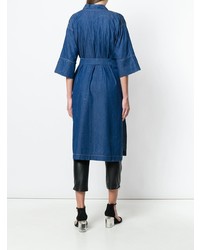 Женский синий джинсовый плащ от Murmur