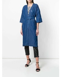 Женский синий джинсовый плащ от Murmur