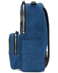 Женский синий джинсовый рюкзак от Valentino