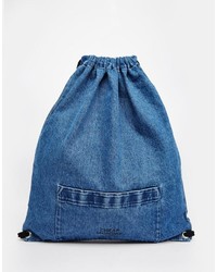 Женский синий джинсовый рюкзак от Cheap Monday