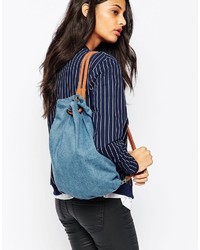 Женский синий джинсовый рюкзак от Mi-pac