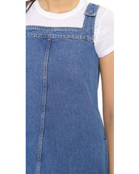 Синий джинсовый сарафан от MiH Jeans