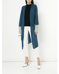 Синий длинный кардиган от Tu Es Mon Trésor