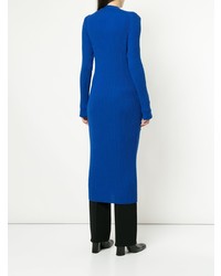 Синий длинный кардиган от Maison Margiela