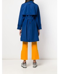 Женский синий дождевик от Prada