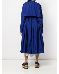 Женский синий дождевик от Marni