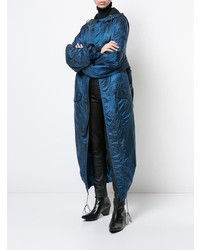 Женский синий дождевик от Haider Ackermann