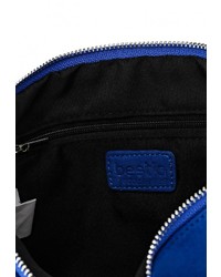 Синий замшевый клатч от Bestia