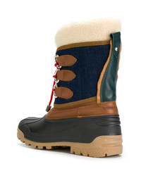 Мужской синий зимние ботинки от DSQUARED2