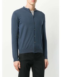 Мужской синий кардиган от Dell'oglio