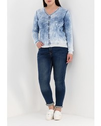 Женский синий кардиган от Fiorella Rubino