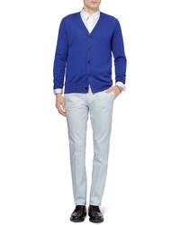 Мужской синий кардиган от Maison Martin Margiela